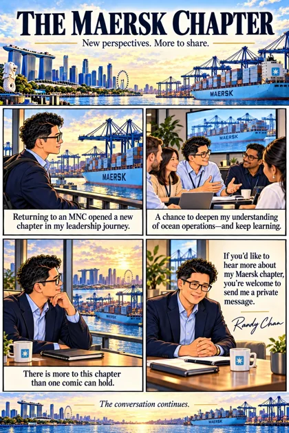 Illustrated leadership story: The Maersk Chapter